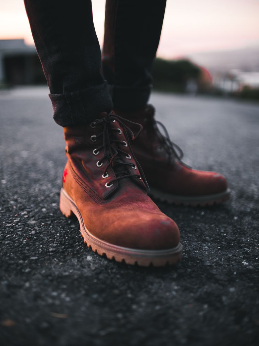 Leather Biker Boots